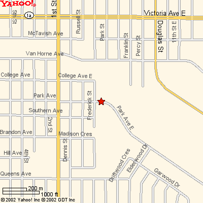 Seniors for Seniors is located at the red star